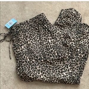 Torrid Leopard Haram Crop Pant Womens Plus Size 3X NWT